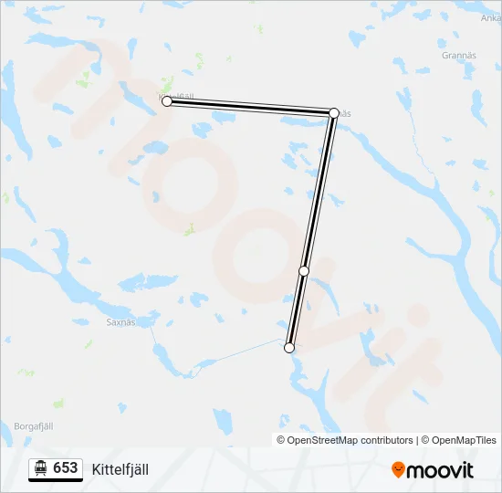 653 Cable Car Line Map