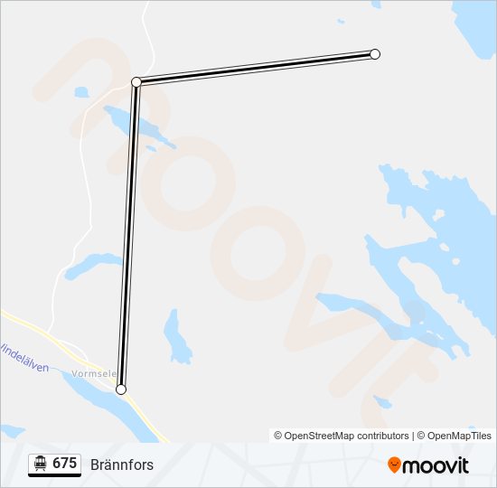 675 cable car Line Map