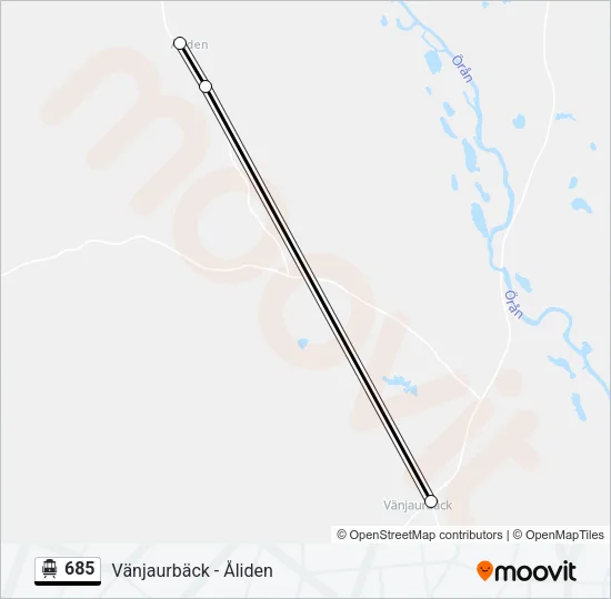 685 Cable Car Line Map