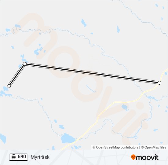 690 cable car Line Map