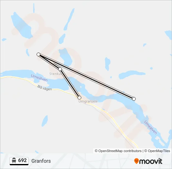 692 Cable Car Line Map