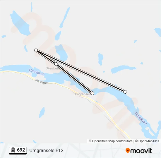 692 Cable Car Line Map