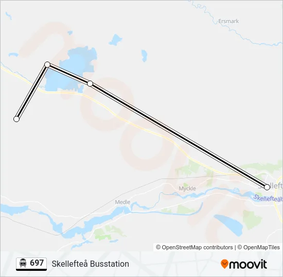 697 Cable Car Line Map