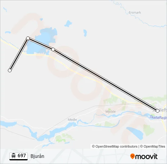 697 Cable Car Line Map
