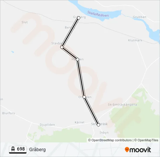 698 Cable Car Line Map