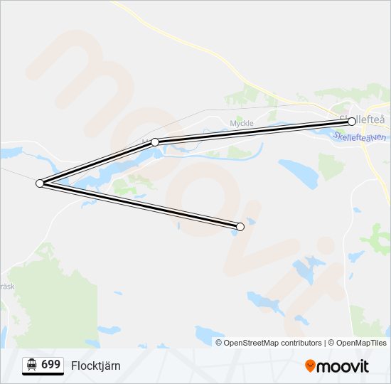 699 cable car Line Map