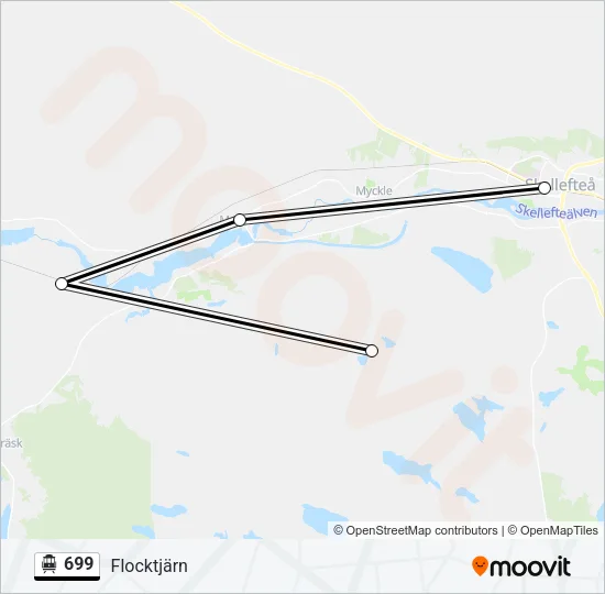 699 Cable Car Line Map