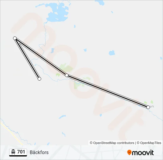 701 Cable Car Line Map