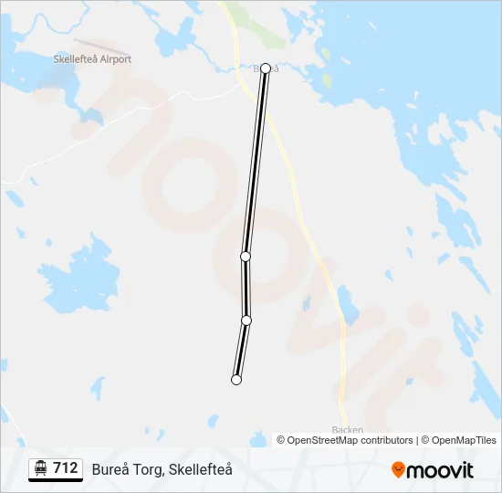712 Cable Car Line Map