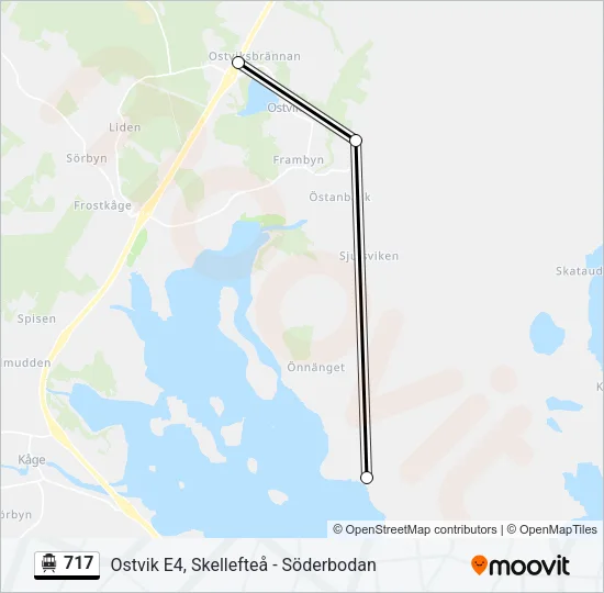 717 Cable Car Line Map