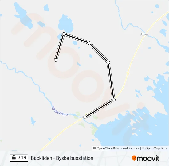 719 Cable Car Line Map