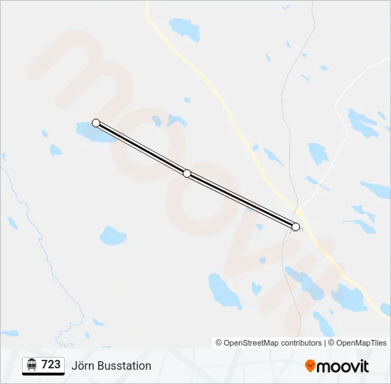 723 Cable Car Line Map