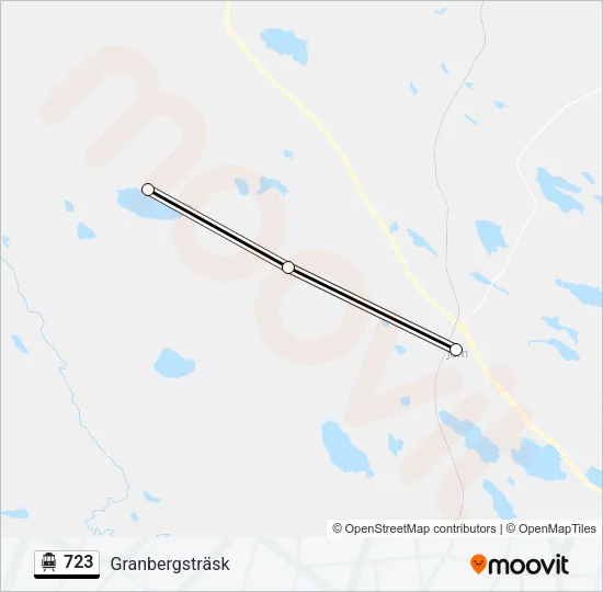 723 Cable Car Line Map