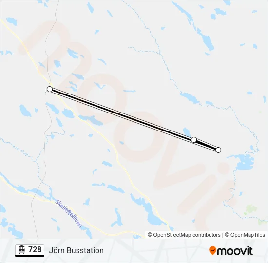728 Cable Car Line Map