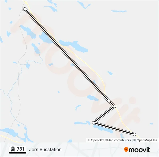 731 Cable Car Line Map