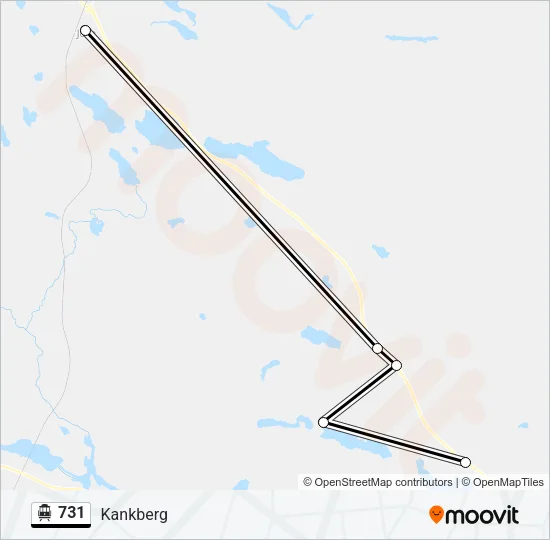731 Cable Car Line Map