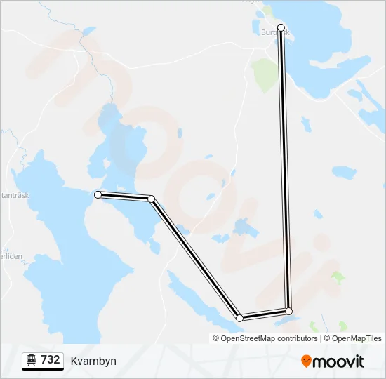 732 Cable Car Line Map