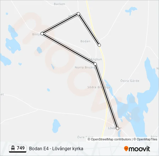 749 Cable Car Line Map