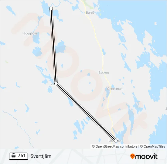 751 Cable Car Line Map