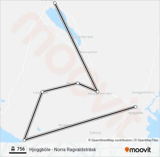 756 Cable Car Line Map