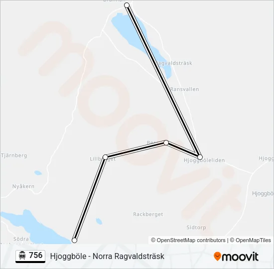 756 Cable Car Line Map