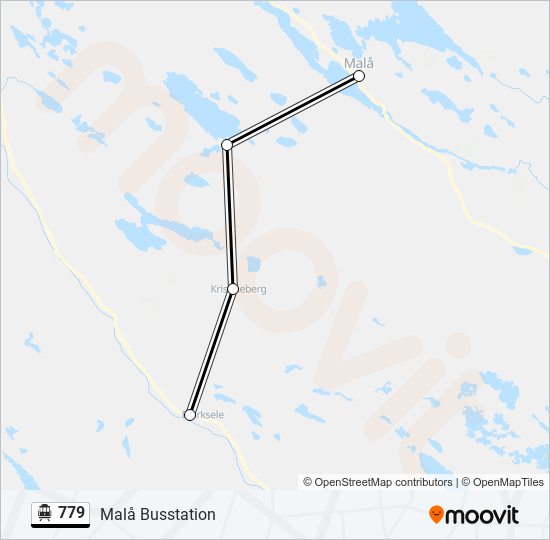 779 cable car Line Map