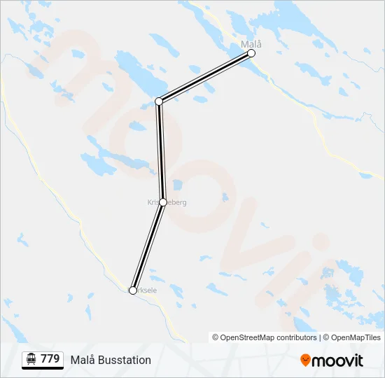 779 Cable Car Line Map