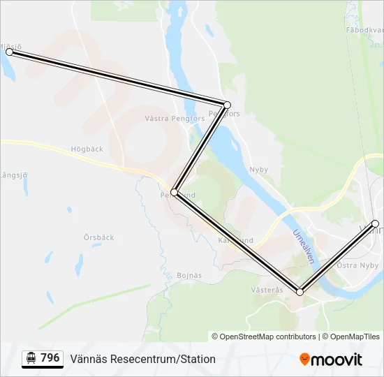 796 Cable Car Line Map