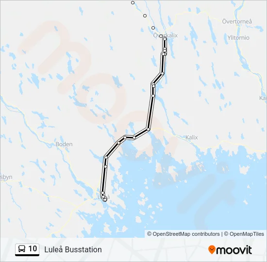 10  Line Map
