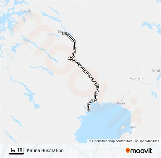 10  Line Map