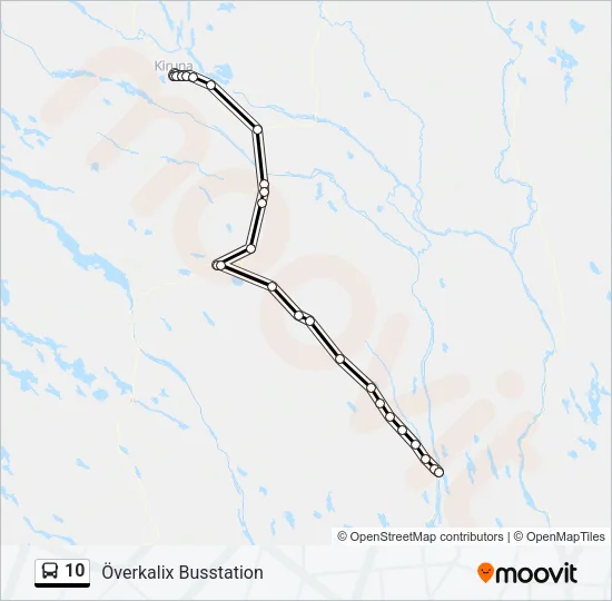 10  Line Map