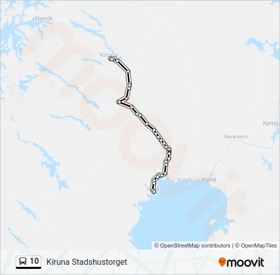 10  Line Map