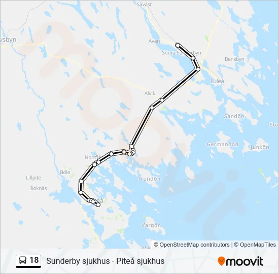 18  Line Map