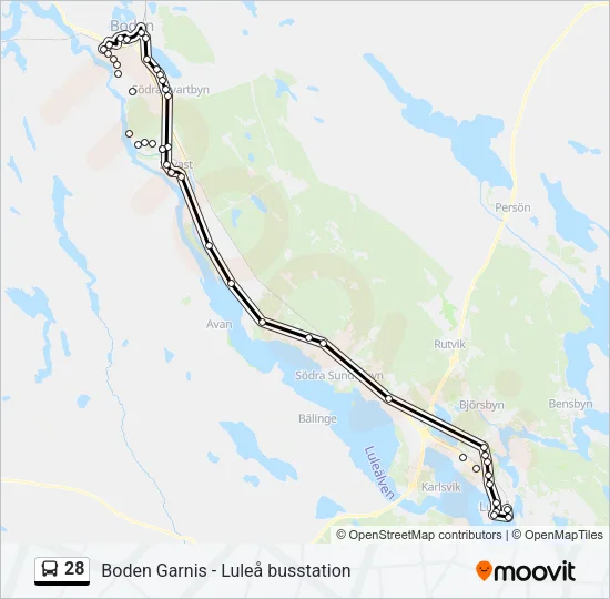 28  Line Map