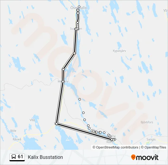 61  Line Map