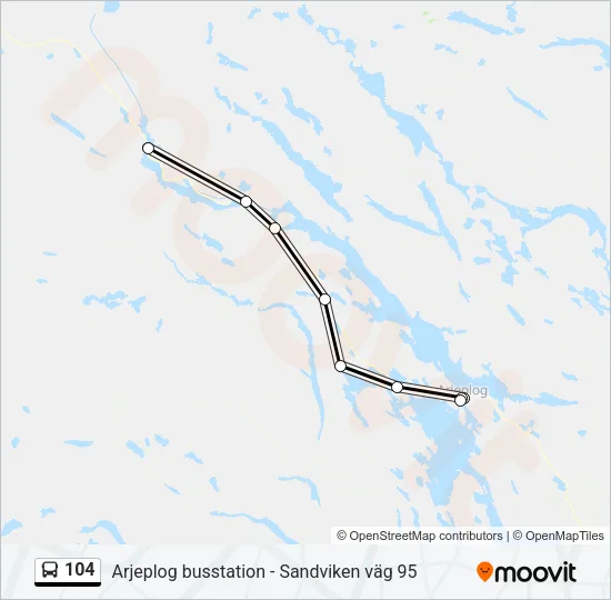 104  Line Map
