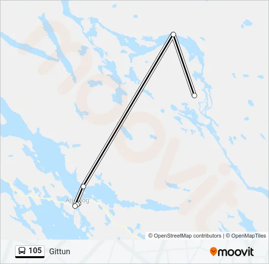 105  Line Map