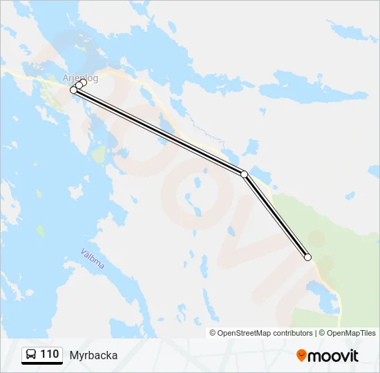 110  Line Map