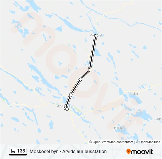 133  Line Map