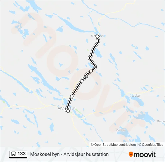 133  Line Map