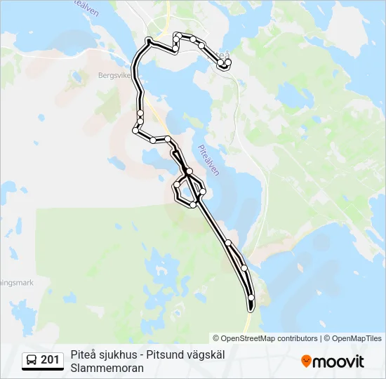201  Line Map