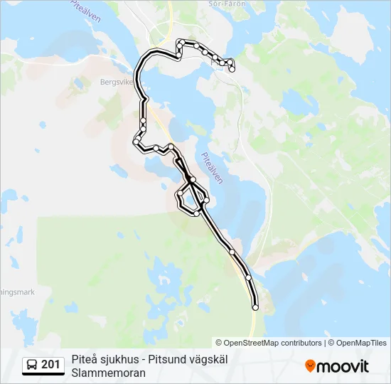 201  Line Map