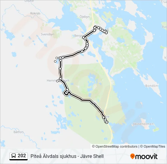 202  Line Map
