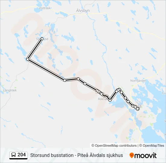 204  Line Map