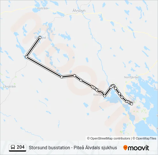 204  Line Map
