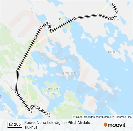 206  Line Map
