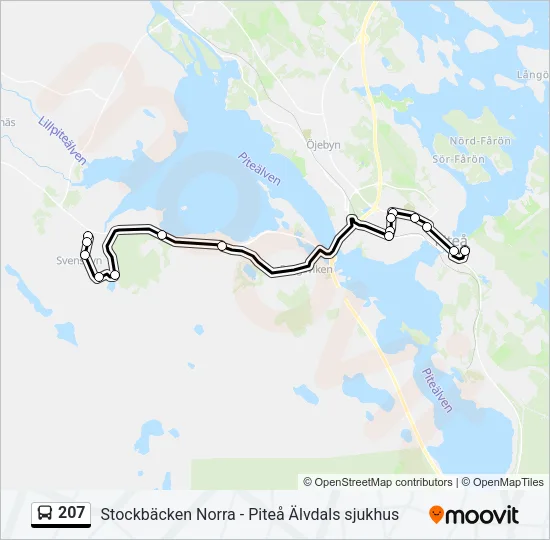 207  Line Map