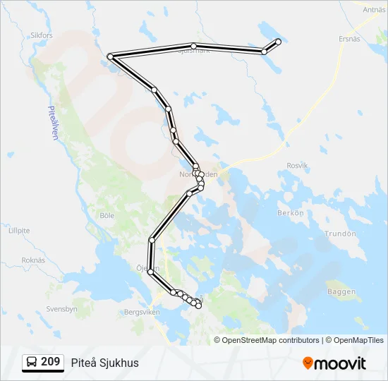 209  Line Map