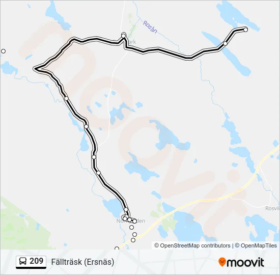 209  Line Map