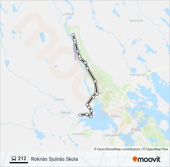 212  Line Map